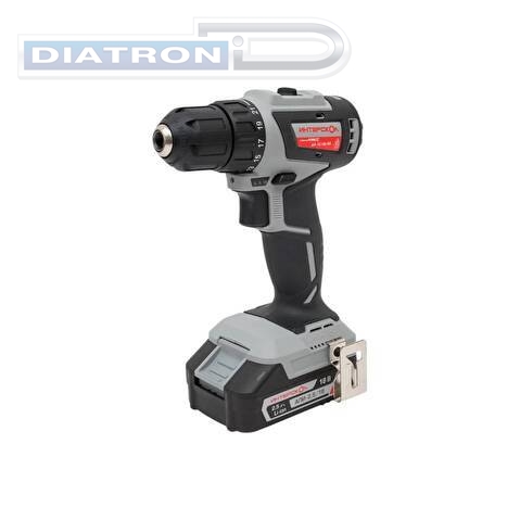 Дрель-шуруповерт аккумуляторная Интерскол ДА-10/18В 44 МиниМАКС, бесщеточная, Li-ion АПИ кейс, 2 АКБ 2.5Ач, ЗУ (759.2.2.45)