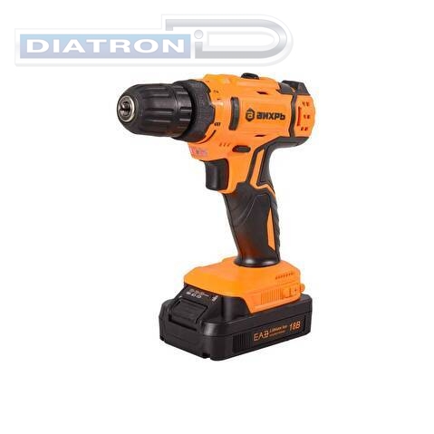 Дрель-шуруповерт аккумуляторная Вихрь ДА-18Л-2К (72/14/9)