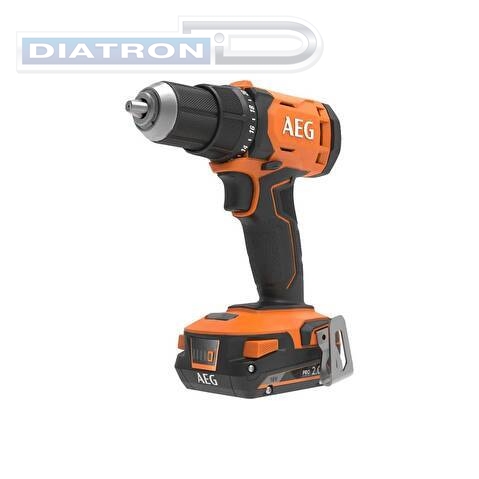 Дрель-шуруповерт аккумуляторная AEG BS18G4-202C, 2 АКБ, 18В, 2Ач (4935478630)