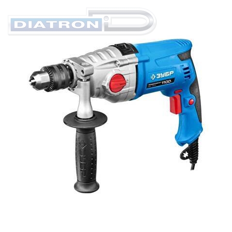 Дрель ударная ЗУБР ЗДУ-1100-2 ЭРММ2, 1100 Вт