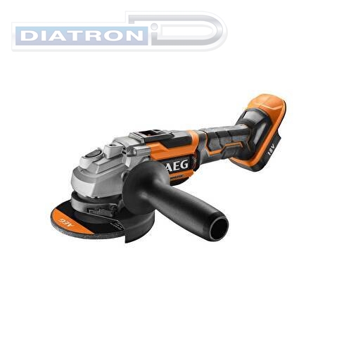 Шлифмашина угловая аккумуляторная AEG BEWS18-125BL-0, бесщеточная, без АКБ, без ЗУ (4935464414)