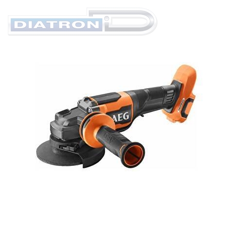 Шлифмашина угловая аккумуляторная AEG BEWS18-125BLPX2-0, бесщеточная, без АКБ, без ЗУ (4935480857)