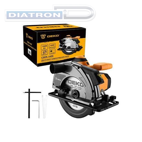 Пила циркулярная DEKO CSDK-1600, 1600Вт, 190мм диск (085-1151)