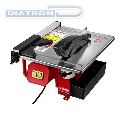 Плиткорез электрический стационарный ЗУБР Мастер ЭП-180-600Н, 600Вт, красный/черный