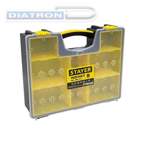 Органайзер STAYER ROCKET-8, пластиковый (38033-16_z01)
