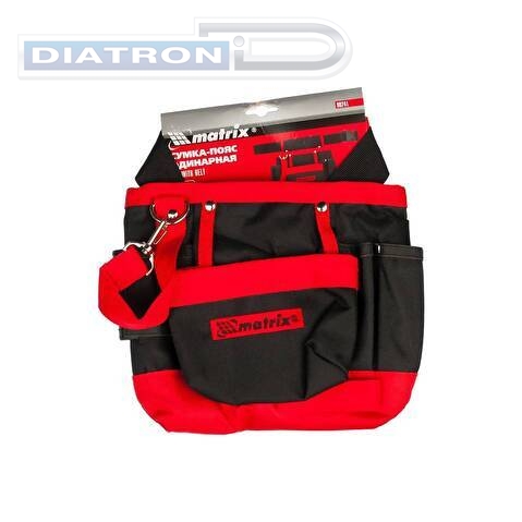 Сумка-пояс одинарная MATRIX, 7 карманов // (90241)