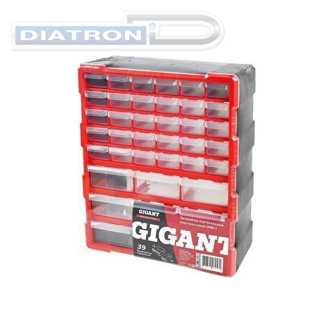 Органайзер Gigant Professional GPMI-1, вертикальный, 365х160х445 мм, 39 ячеек