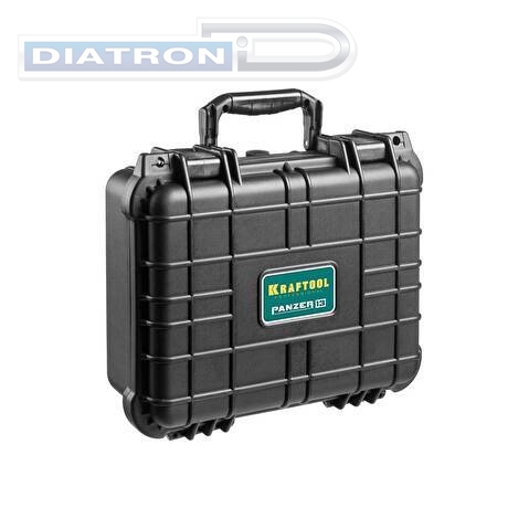 Ящик для инструментов KRAFTOOL Panzer, ударопрочный, пластиковый, степень защиты IP55, 13