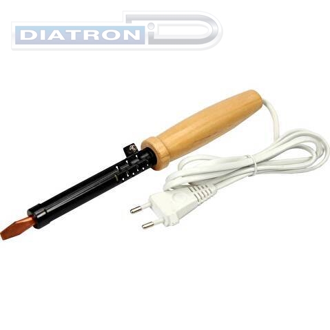 Паяльник электрический REXANT ПД 220В 100Вт деревянная ручка ЭПСН 12-0291