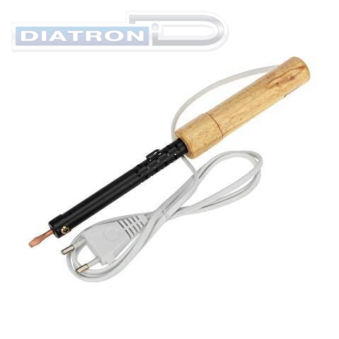 Паяльник электрический REXANT ПД 220В 40Вт деревянная ручка ЭПСН 12-0240