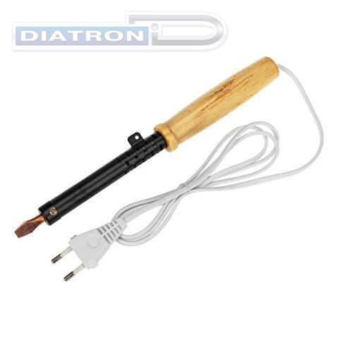 Паяльник электрический REXANT ПД 220В 80Вт деревянная ручка ЭПСН 12-0280