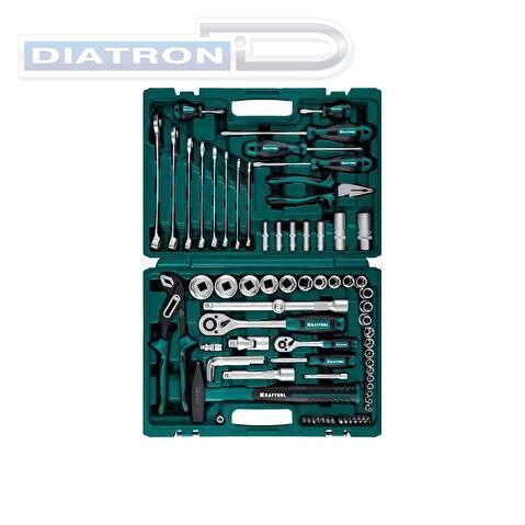 Набор инструментов KRAFTOOL Extrem-76, 76 предметов, универсальный (27889-H76)