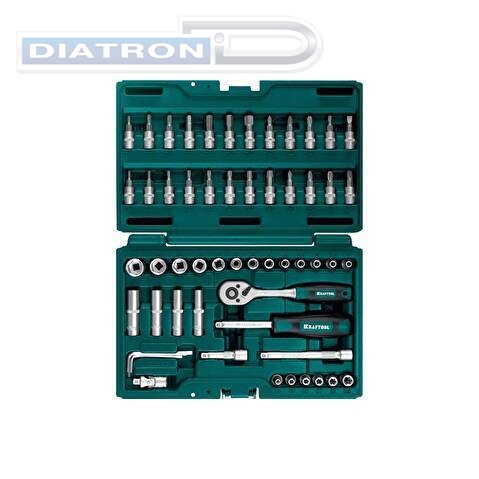 Набор инструментов KRAFTOOL X-drive, 57 предметов, универсальный (27885-H57)