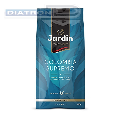 Кофе молотый JARDIN Colombia Supremo, 250г, вакуумная упаковка
