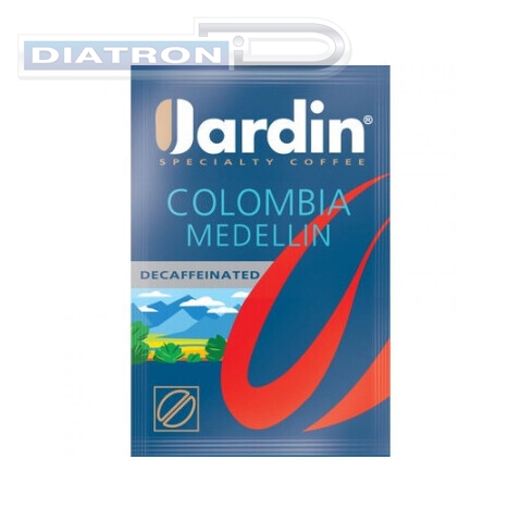Кофе растворимый JARDIN Colombia Medellin, без кофеина, сублимированный, пакет, 2г, 100шт/уп