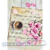Набор для вышивания "PANNA"  "Живая картина"   JK-2115   "Розы на нотах" 16.5  х 23.5  см