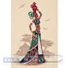 Набор для вышивания "PANNA"  "Золотая серия"   NM-7270   "Женщины мира. Африка" 26.5  х 38  см