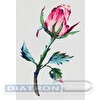 Набор для вышивания "PANNA"  "Живая картина"   JK-2196   "Розовый бутон" 8  х 5.5  см