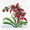 "Klart" набор для вышивания 8-124 "Дикие орхидеи" 13 х 13 см