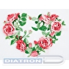Набор для вышивания "PANNA"  "Живая картина"   JK-2114   "Сердце из роз" 14.5  х 10.5  см