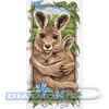 Набор для вышивания "PANNA"  J-1971   "Рыжие кенгуру" 15.5  х 26.5  см
