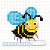 "Klart" набор для вышивания 8-376 "Пчелка" 8.5 х 9 см