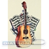 "Klart" набор для вышивания 8-491 "Аккорды для гитары" 23.5 х 16.5 см