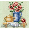 Набор для вышивания "PANNA"  N-0513   "Цветы в кувшине" 17  х 17  см