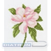 "Klart" набор для вышивания 8-317 "Розовый цветок" 12.5 х 14.5 см
