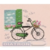 "Klart" набор для вышивания 8-408 "Зарисовки. Велосипед" 10.5 х 9 см