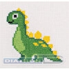"Klart" набор для вышивания 12-011 "Динозаврик" 10.5 х 10.5 см