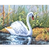 Набор для вышивания "PANNA" J-0306 "Белый лебедь" 28.5 х 20 см
