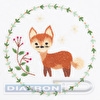 Набор для вышивания "PANNA"  "Живая картина"   JK-2130   "Рыжая лисичка" 10  х 10  см