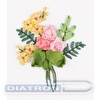 Набор для вышивания "PANNA"  "Живая картина"   JK-2141   "Букетик роз" 8  х 6.5  см