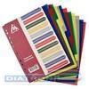 Разделитель  A4, пластик, цветной, 12 разделов