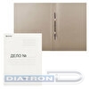 Скоросшиватель картонный ДЕЛО  А4, 440г/м2, мелованный, белый