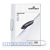 Папка с клипом DURABLE Swingclip 2260-02, А4, пластик, до 30 листов, белая