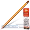 Карандаш чернографитовый KOH-I-NOOR 1500, технический,  6H