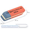 Ластик BRAUBERG Ultra, 41х14х8мм, скошенный, натуральный каучук, красно-синий, 6шт/уп