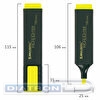 Маркер текстовыделитель BRAUBERG ORIGINAL, 1-5мм, желтый