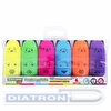 Набор маркеров текстовыделителей BRAUBERG KIDS CUTE CATS NEON, 1-5мм, 6 цветов
