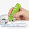 Ластик электрический BRAUBERG JET, питание 2 батарейки ААА, 8 сменных ластиков, салатовый