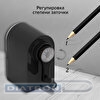 Точилка механическая BRAUBERG STYLE, для карандашей D 8-11мм, металлический механизм, в комплекте струбцина, черная 