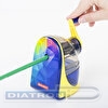 Точилка механическая BRAUBERG MULTICOLOR, металлический механизм, корпус с цветной печатью