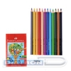 Набор цветных карандашей Faber-Castell Jumbo Grip, 12цв, корпус трехгранный утолщенный, в картонной коробке