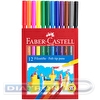 Фломастеры Faber-Castell  Замок, 12цв., смываемые, картон, европодвес