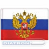 Флаг России 90х135 см с гербом, ПОВЫШЕННАЯ прочность и влагозащита, флажная сетка, STAFF, 550228