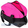 Сумка спортивная HEIKKI BASE (ХЕЙКИ), карман на молнии, черная/фуксия, 30x44x17 см, 272621