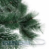 Ель искусственная Пушистая, 1,5м, с инеем и шишками, зеленая