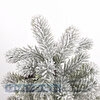 Ель искусственная декоративная, 0,50м, заснеженная, с шишками